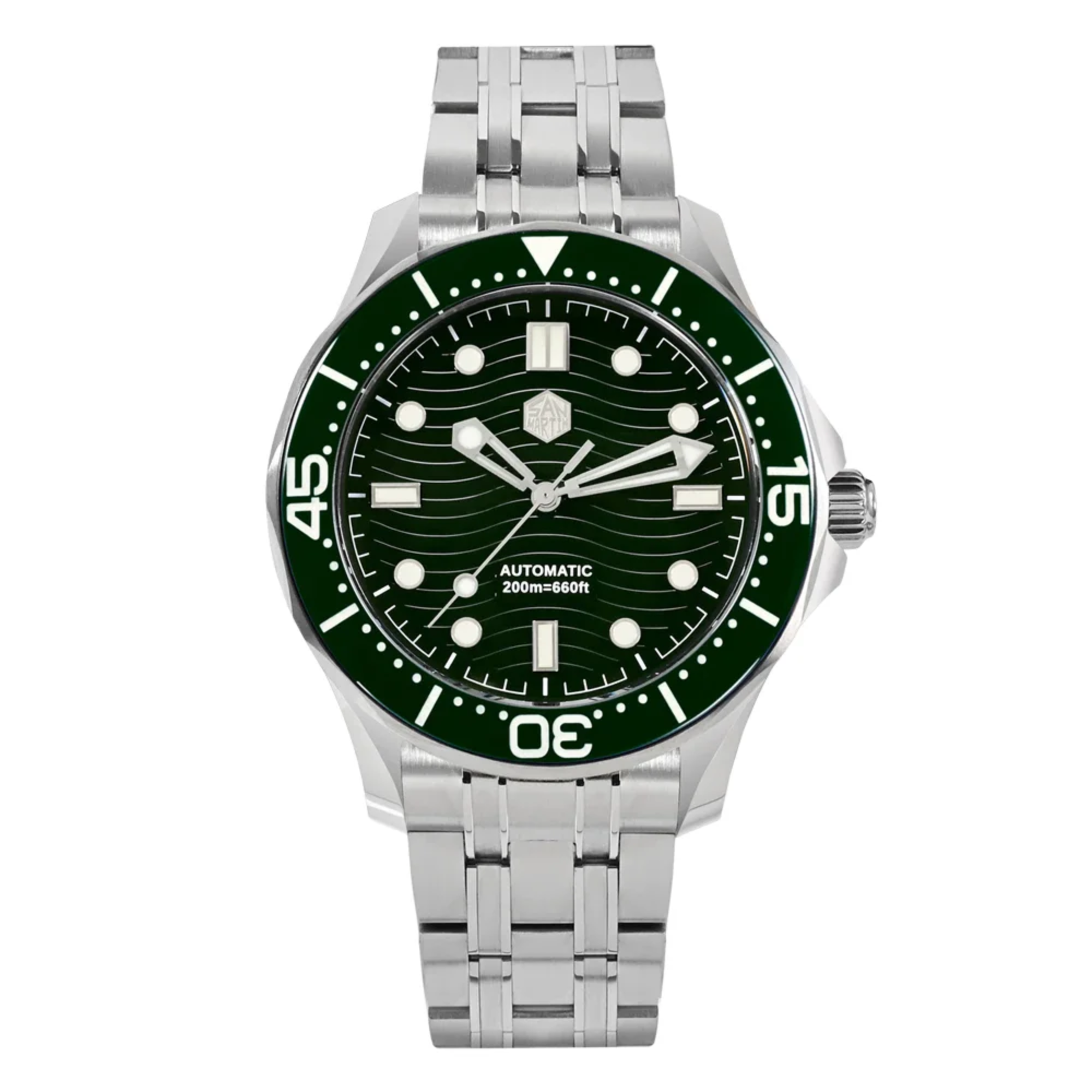San Martin Sea Ghost Diving Watch SN0088G2 - Green san martin watches india online