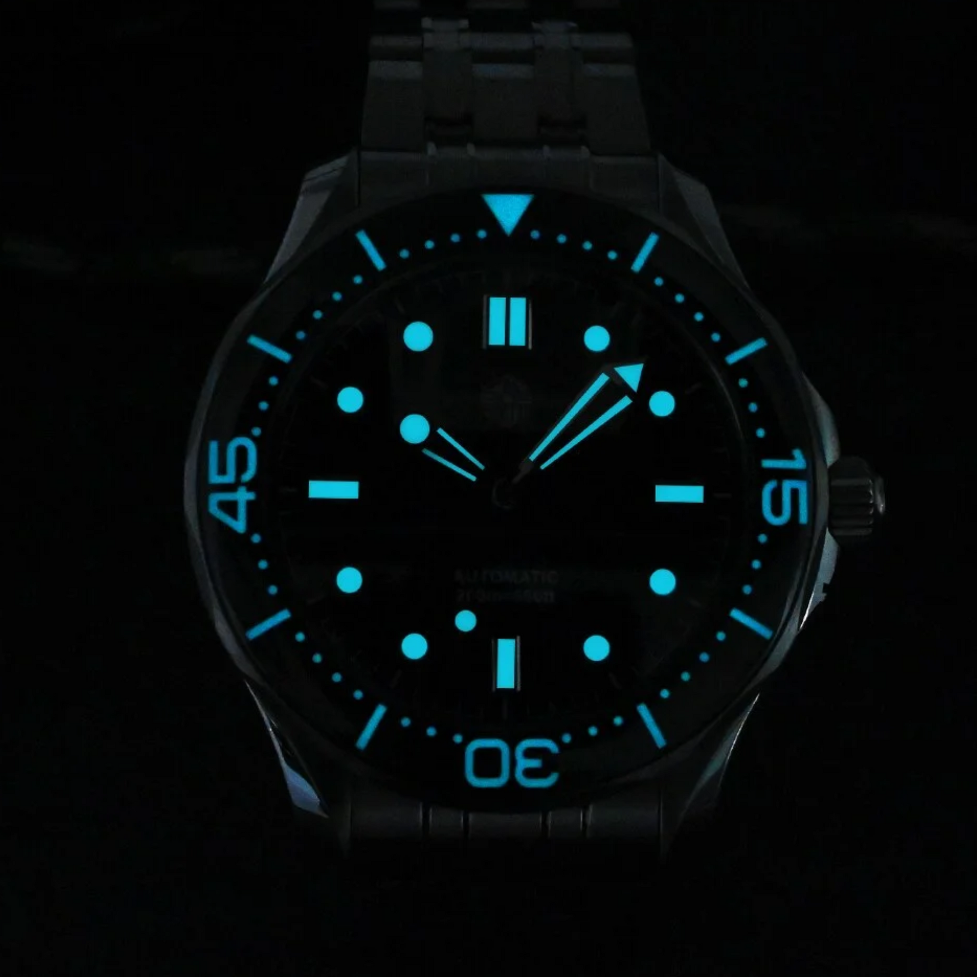 San Martin Sea Ghost Diving Watch SN0088G2 - Black san martin watches india online