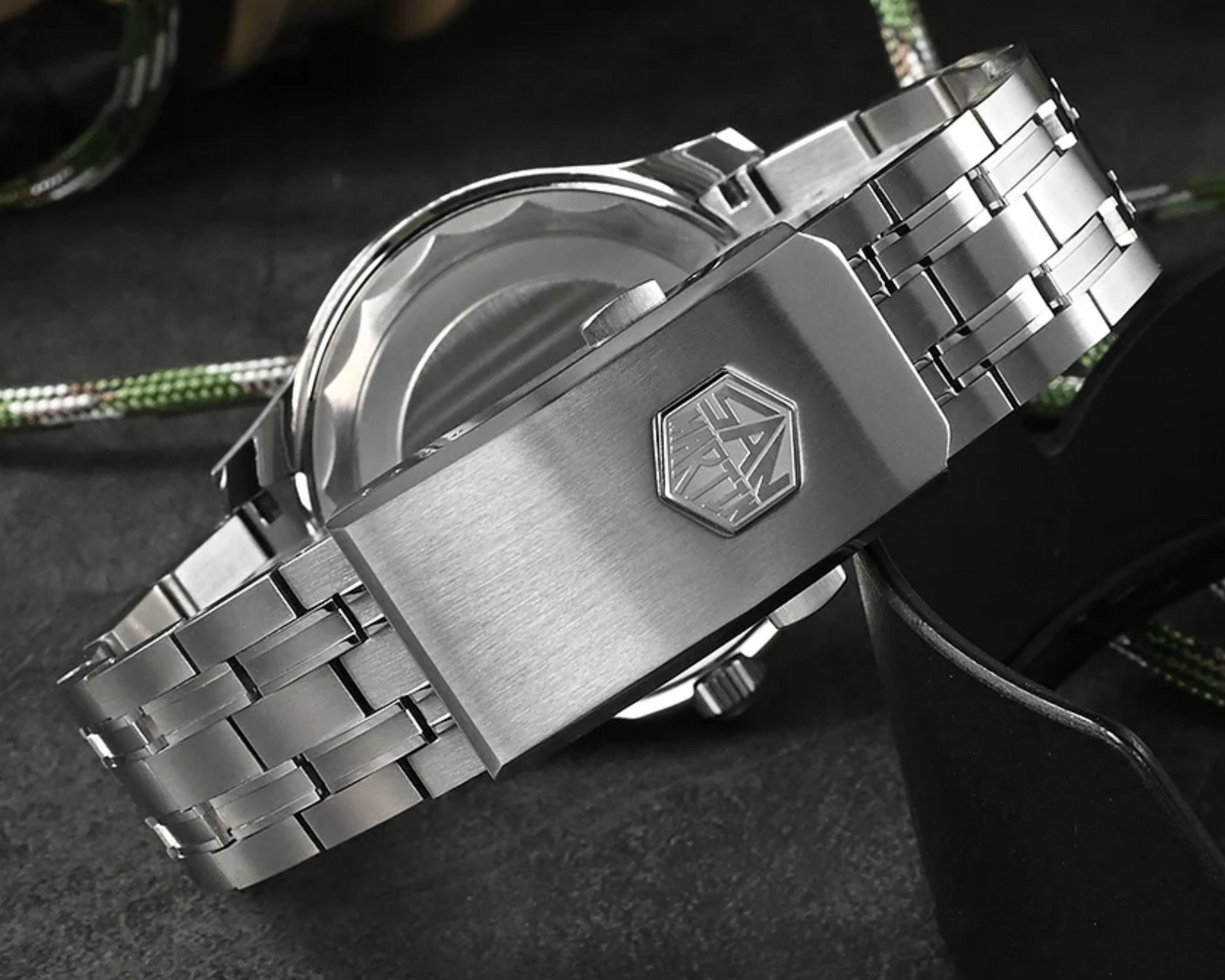 San Martin Sea Ghost Diving Watch SN0088G2 - Green san martin watches india online