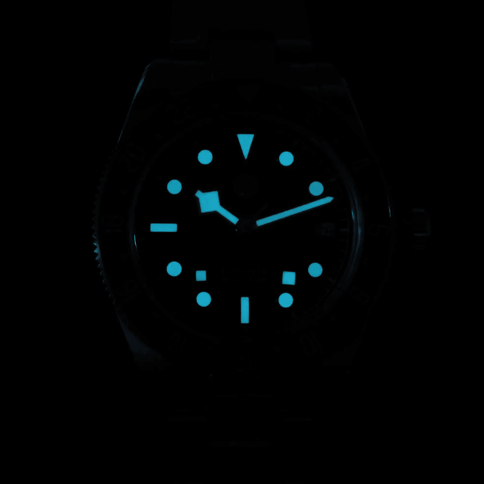San Martin NH34 BB58 GMT Watch SN0109 - Black Dial san martin watches india online
