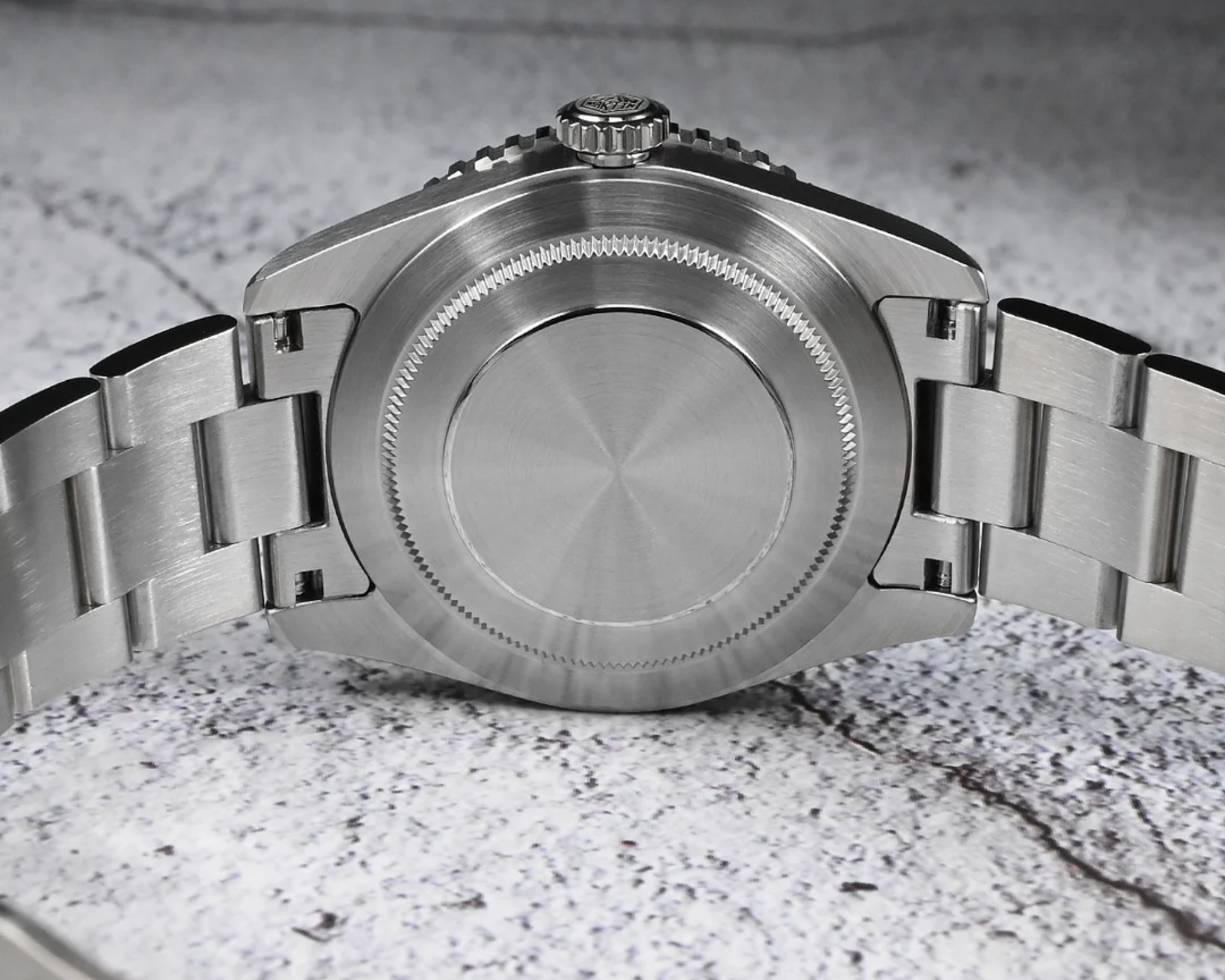 San Martin NH34 GMT Bidirectional Bezel Light Date SN0112G - Black Bezel san martin watches india online