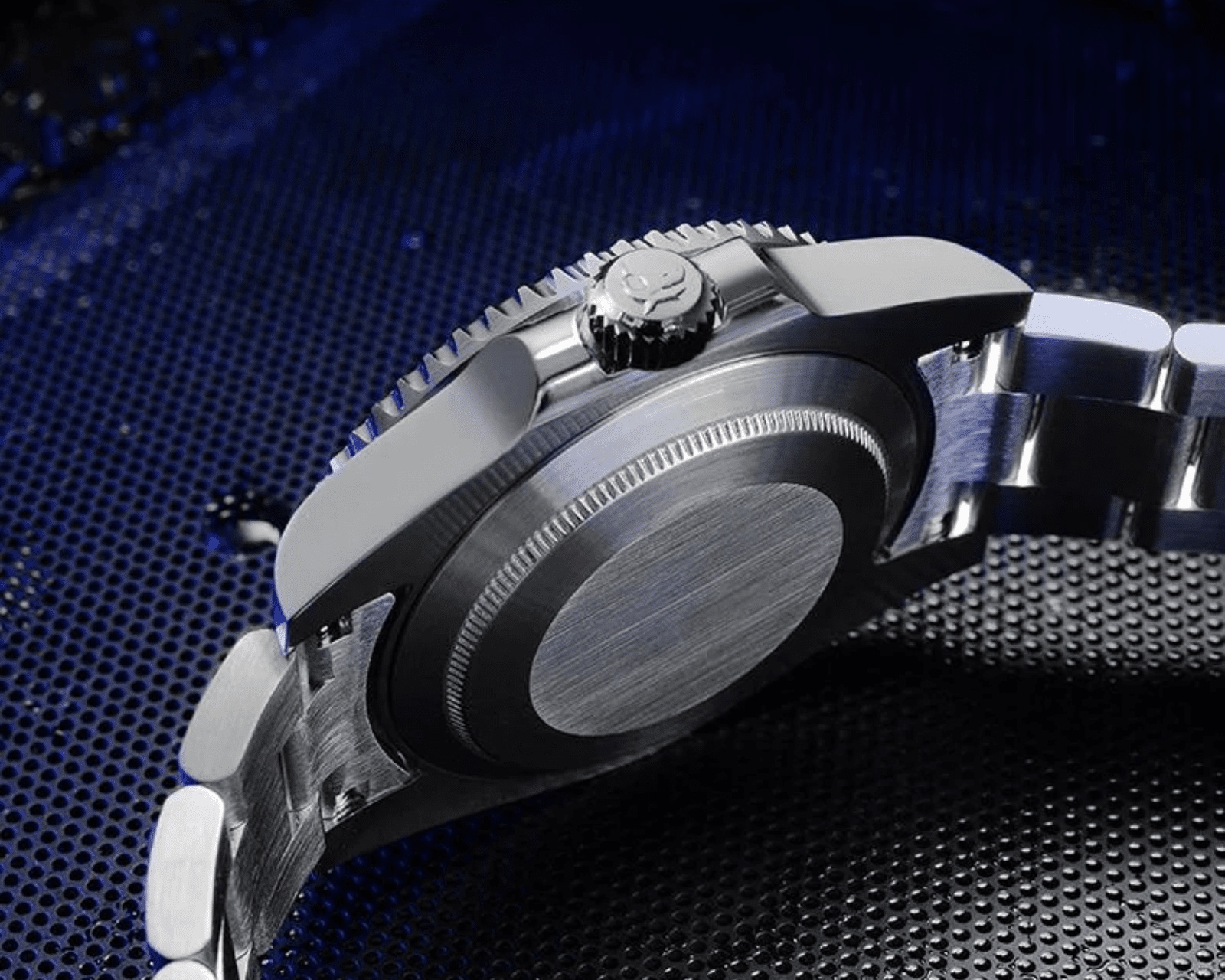 San Martin GMT Diver Luxury Mechanical Watch SN016 - Black Blue "Batman" san martin watches india online