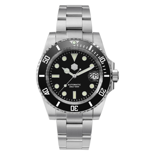 San Martin Sub Diver Watch SN017-V3 - Black san martin watches india online