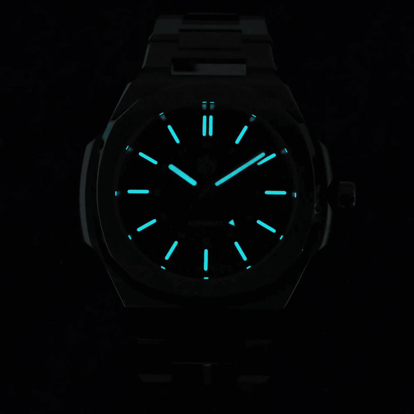 San Martin 43mm GMT Classic Business Luxury Watches SN075 - Sunray Blue san martin watches india online