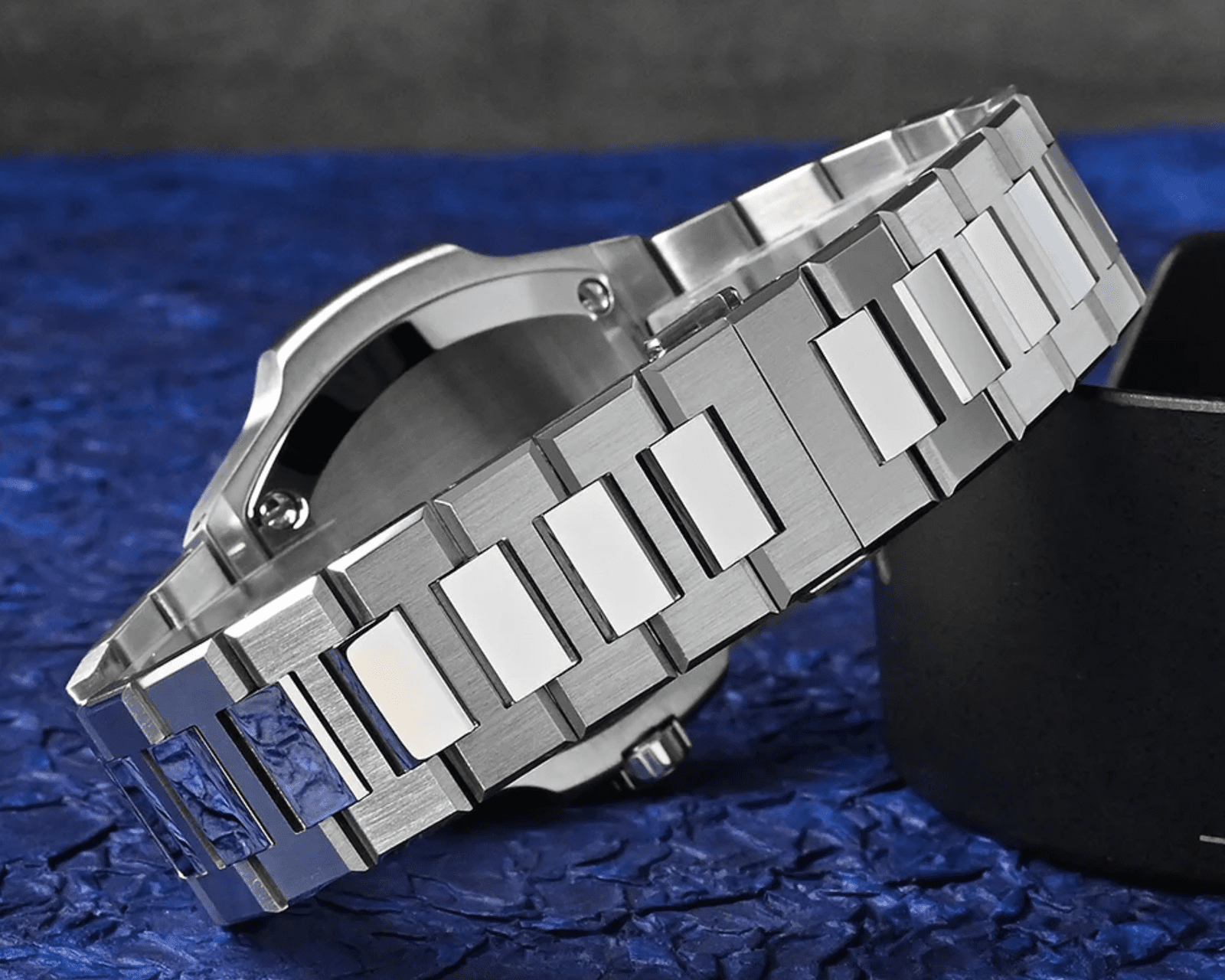 San Martin 43mm GMT Classic Business Luxury Watches SN075 - Sunray Blue san martin watches india online