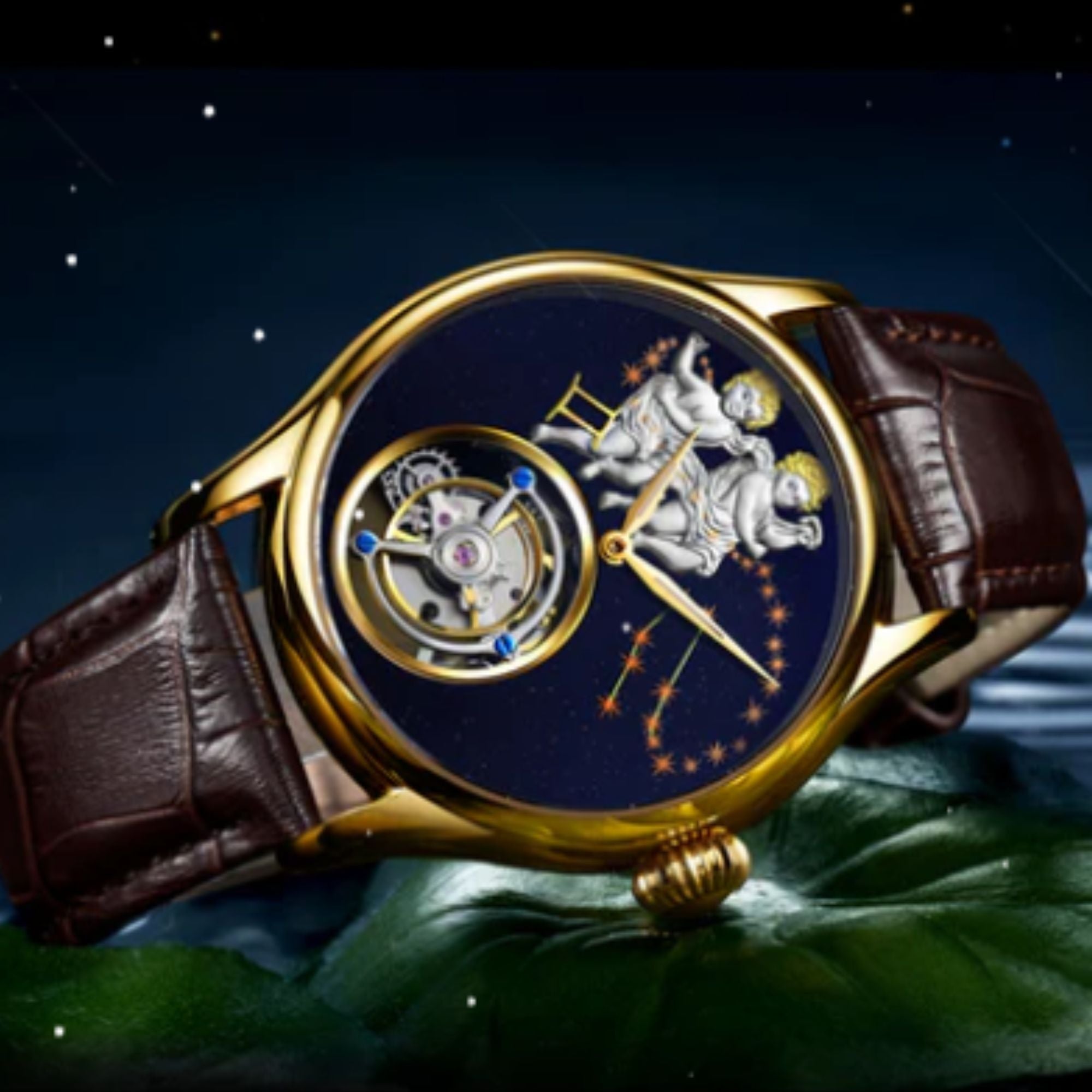 AESOP Tourbillon Gemini Angels Dial 7003 Watch