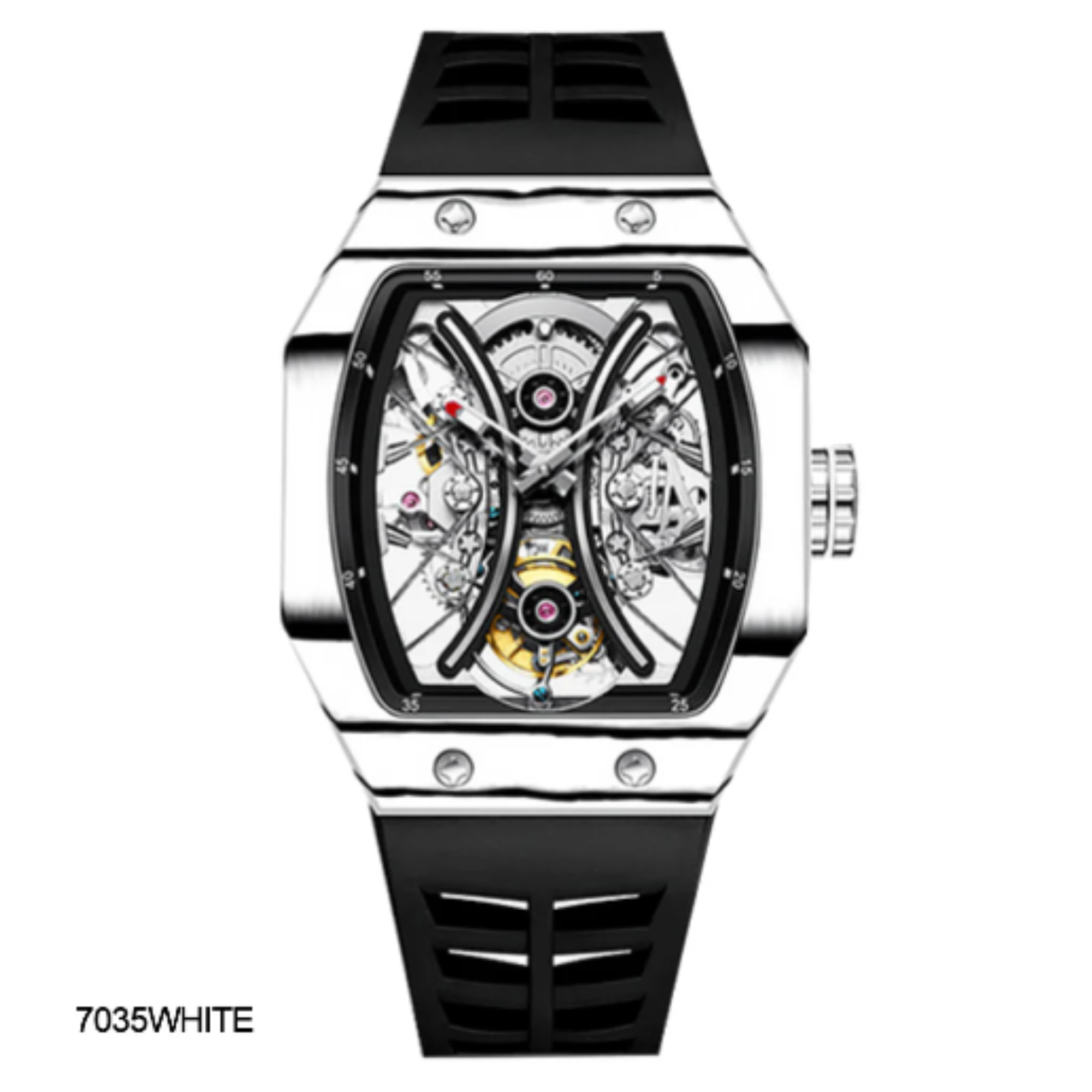 AESOP Carbon Fiber Tonneau Original Tourbillon watch 7035