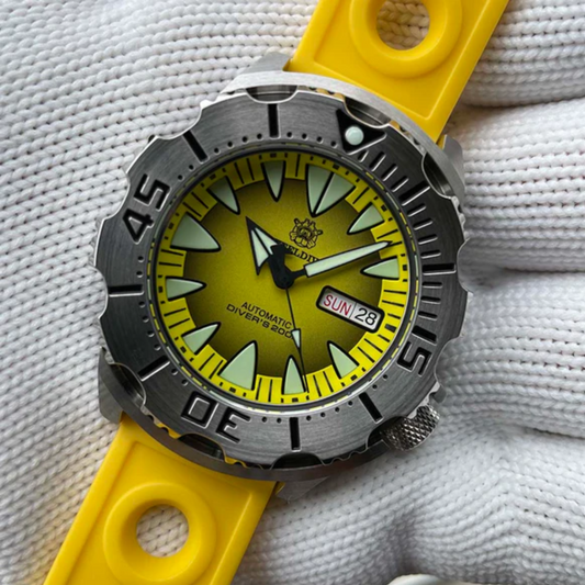 Steeldive SD1984 NH36 Automatic Monster Men Watch - Yellow