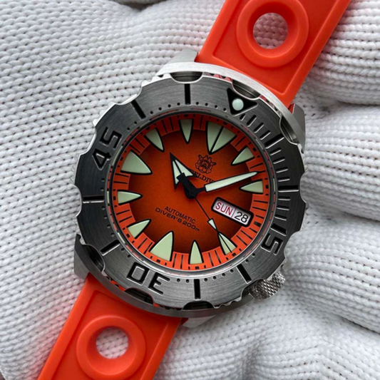 Steeldive SD1984 NH36 Automatic Monster Men Watch - Orange