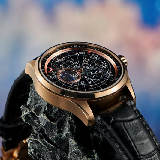 Star Sky Earth Hand Custom with Japanese Miyota 8217 Automatic Watch