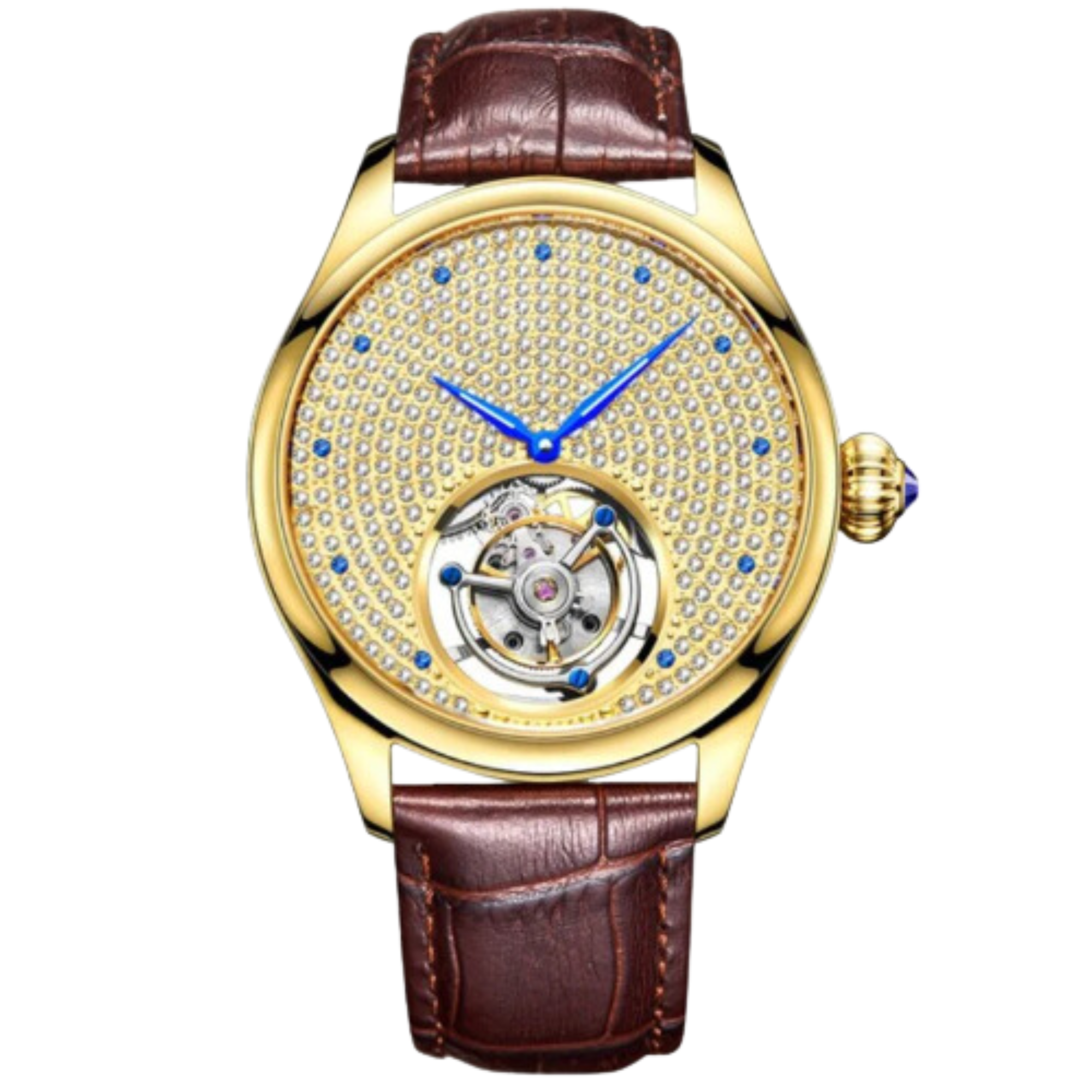 AESOP Full Crystal Dial Tourbillon Watch 7012