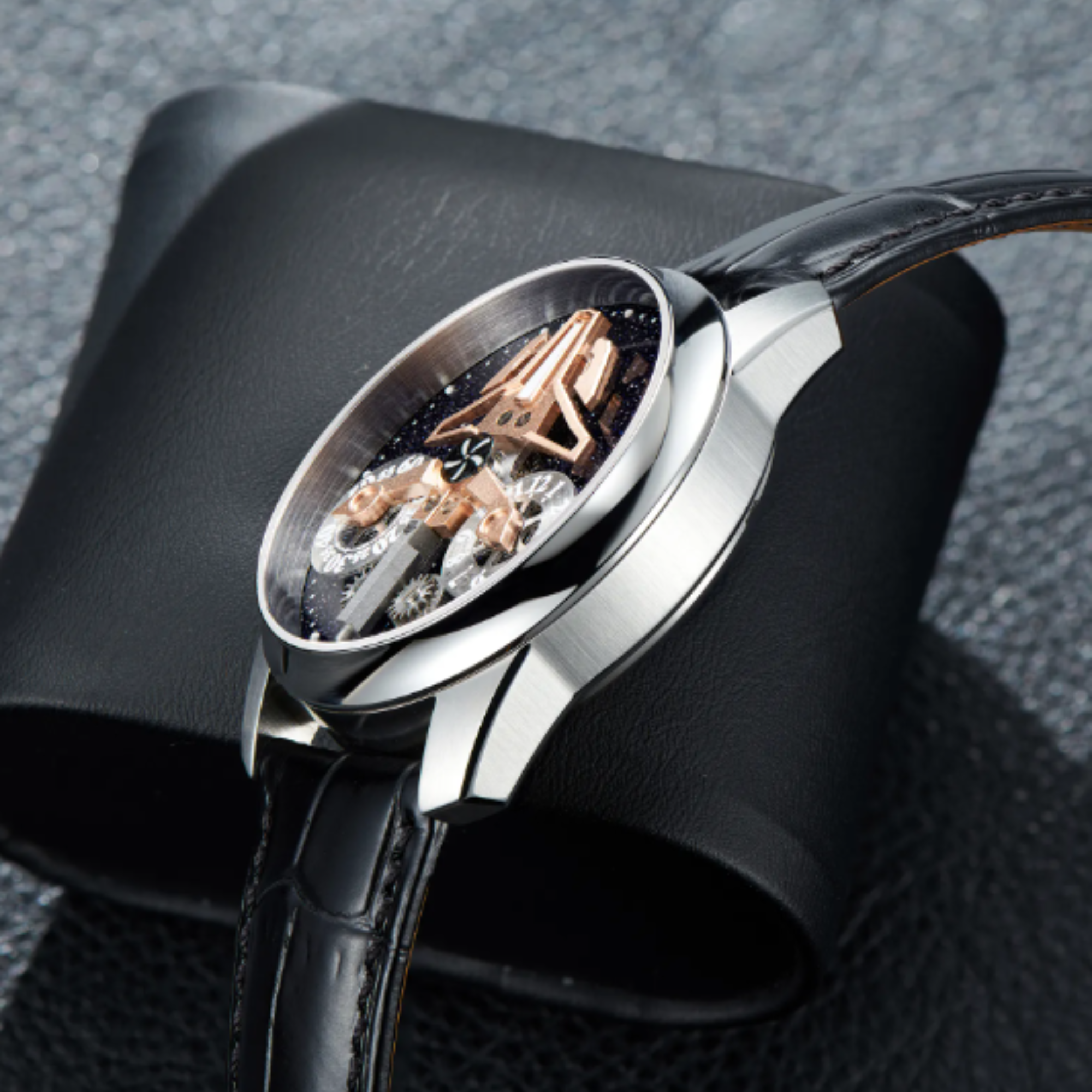 Unique Dual Sub dial Luxury Watch with Miyota upgraded movement