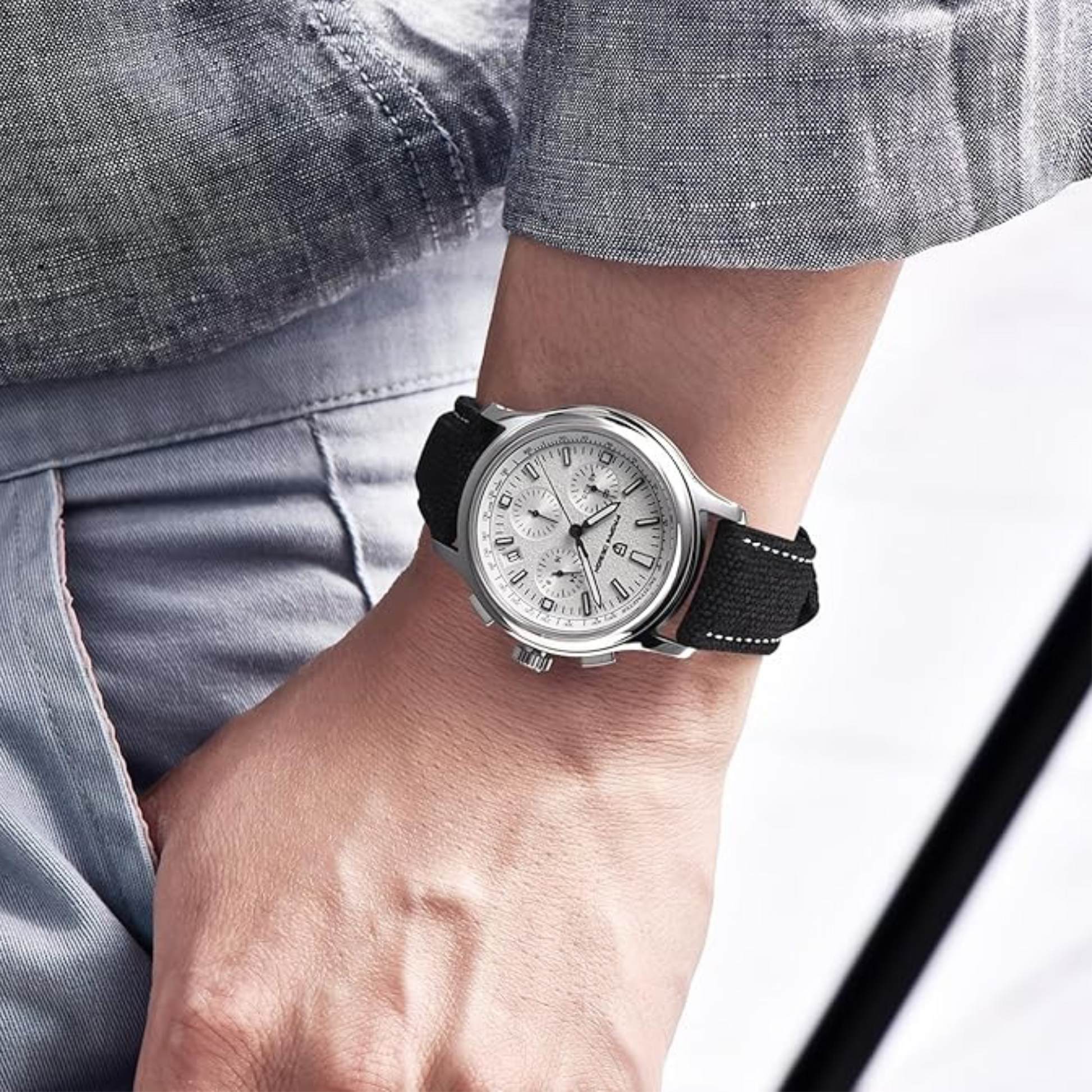 Pagani Design PD-1781  Men's Watch Japanese Movement Leather Woven Watch 100 m Waterproof Luxury Men's Quartz Watch