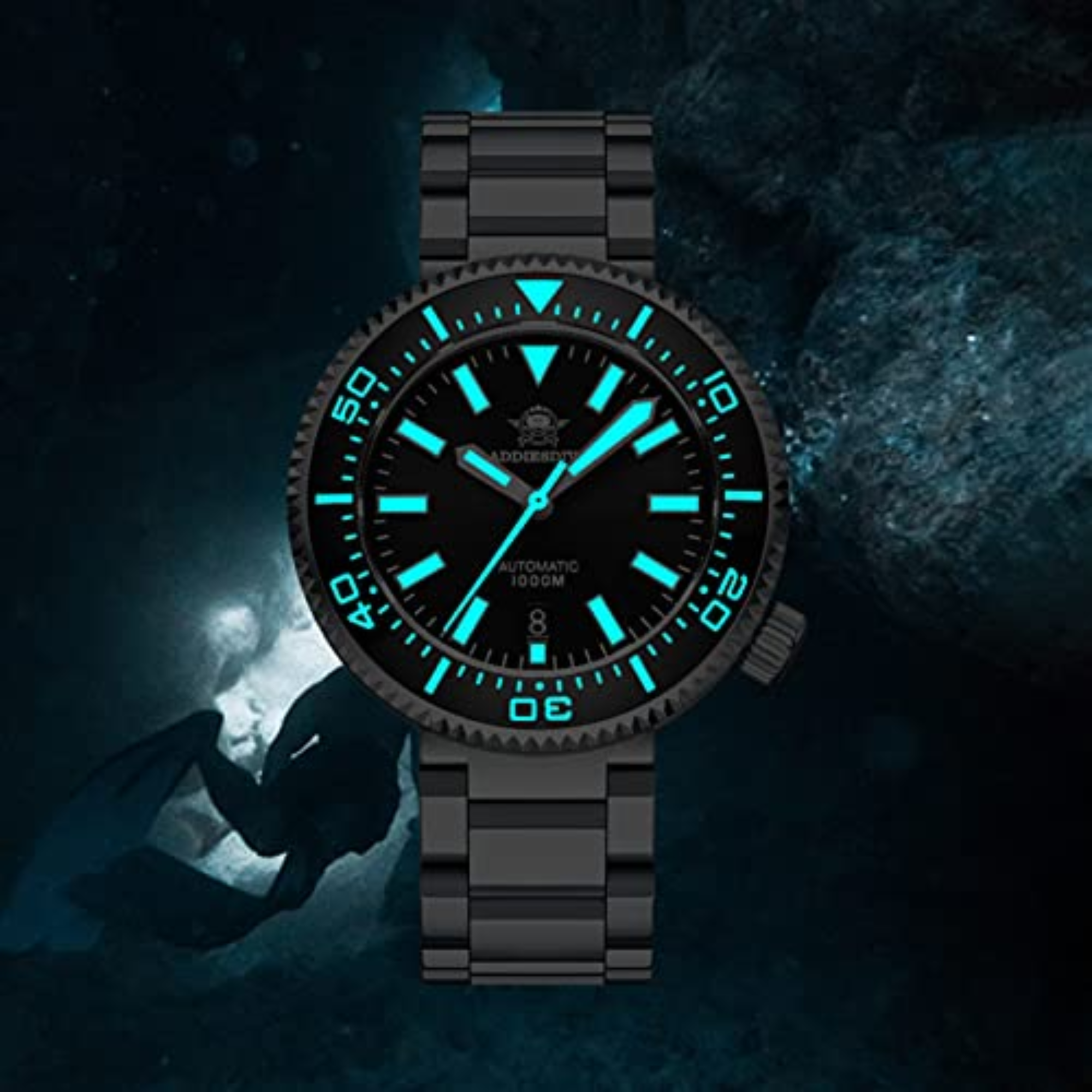 ADDIESDIVE Diver 1000M Professional Diving Watch 45MM (MY-H6)