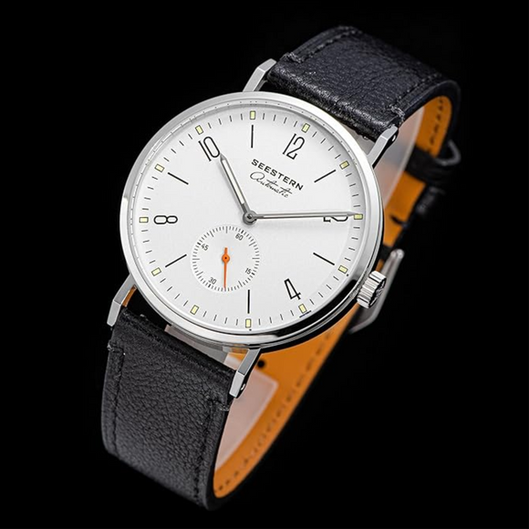 Seestern Automatic S382 38mm White Dial Classic Automatic Watch