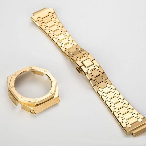 Mod Kit Metal Watchband And Metal Case For G-Shock GA-2100 And GA-2110/BA-2100 