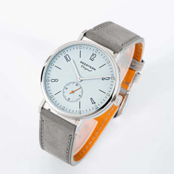 Seestern Automatic S382 38mm Light Blue Dial Classic Automatic Watch