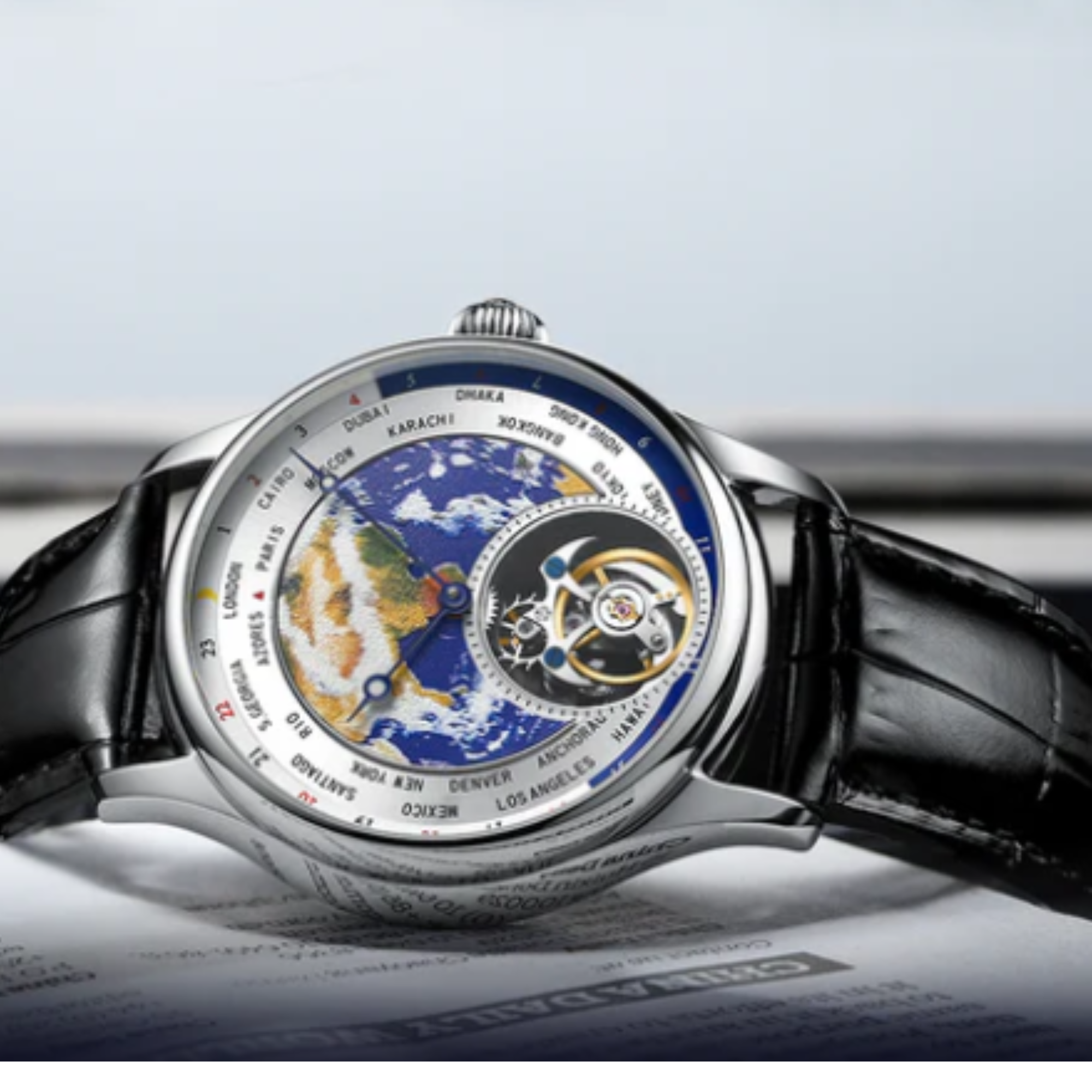 AESOP GIV Original Enamel Earth Automatic Tourbillon Model 088