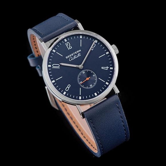 Seestern Automatic S382 38mm Deep Blue Dial Classic Automatic Watch