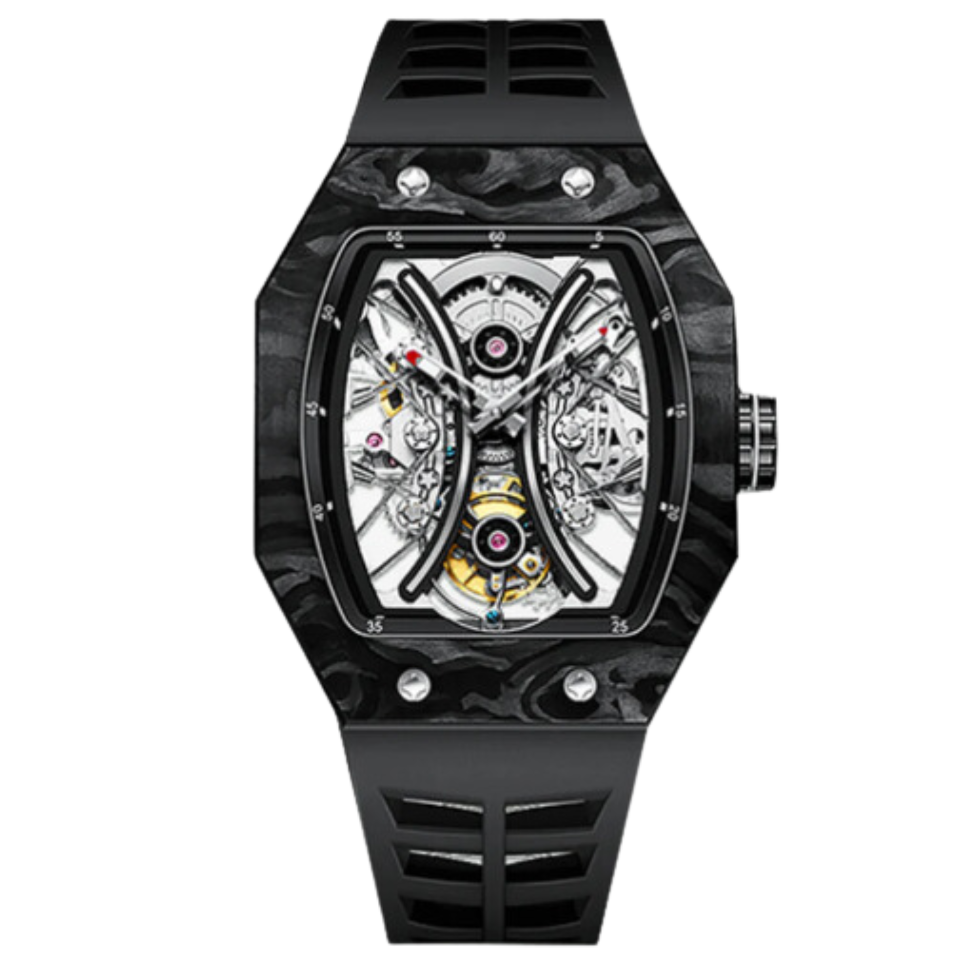 AESOP Carbon Fiber Tonneau Original Tourbillon watch 7035