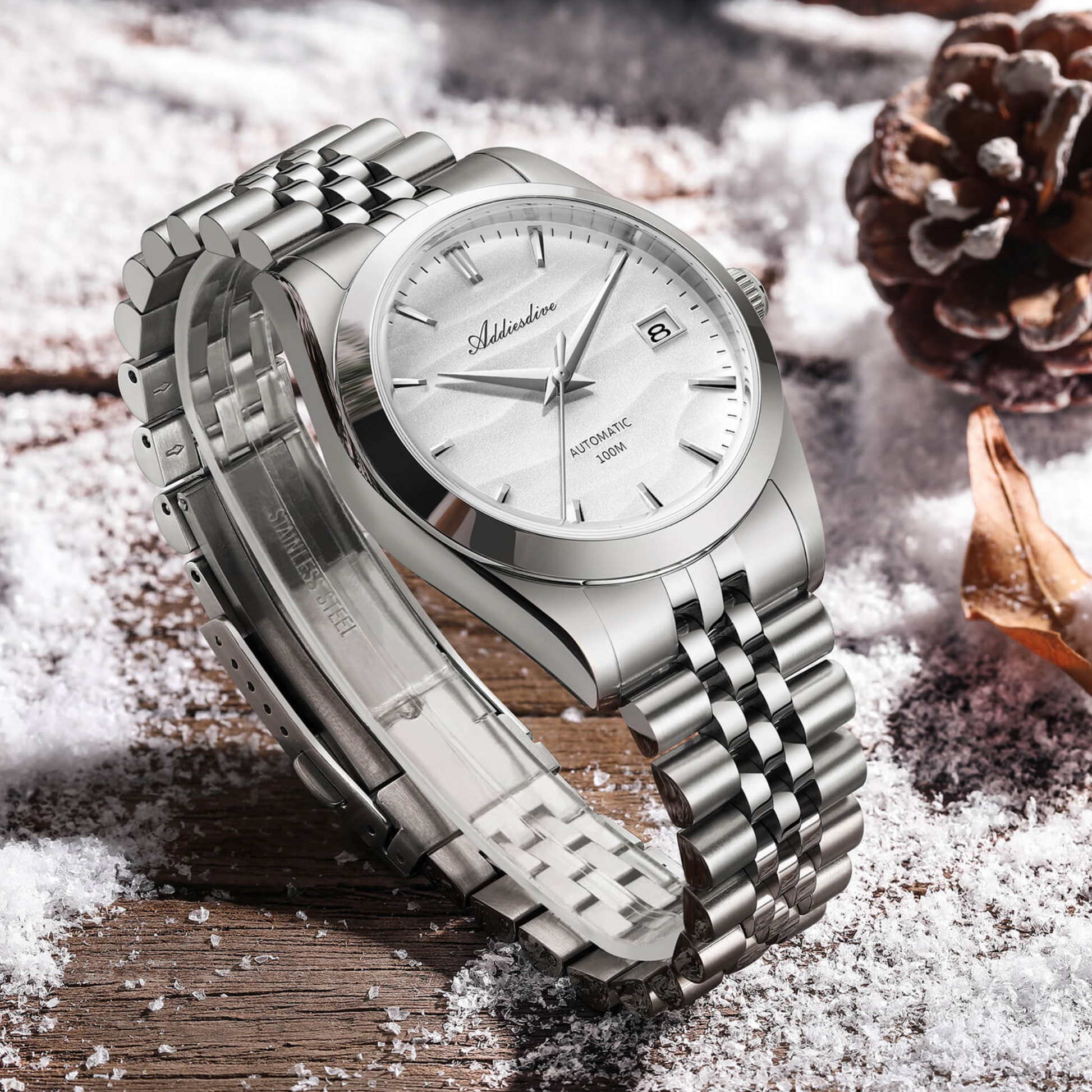 Addiesdive 39mm Sand Dial NH35 Mechanical Watch AD2059