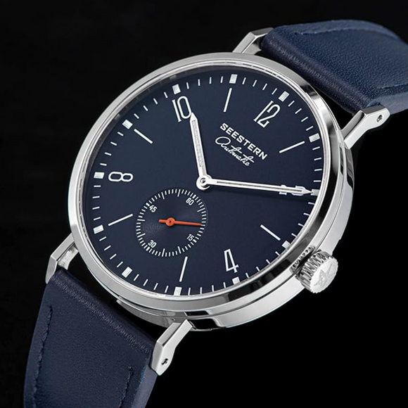 Seestern Automatic S382 38mm Deep Blue Dial Classic Automatic Watch