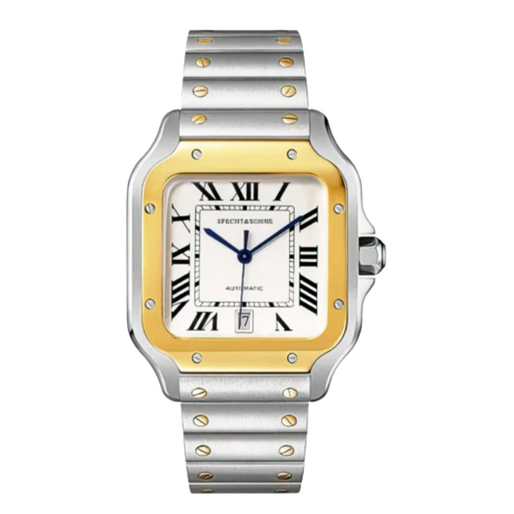 SPECHT & SOHNE Homage Luxury Automatic Wrist Watch Unisex - Silver Gold