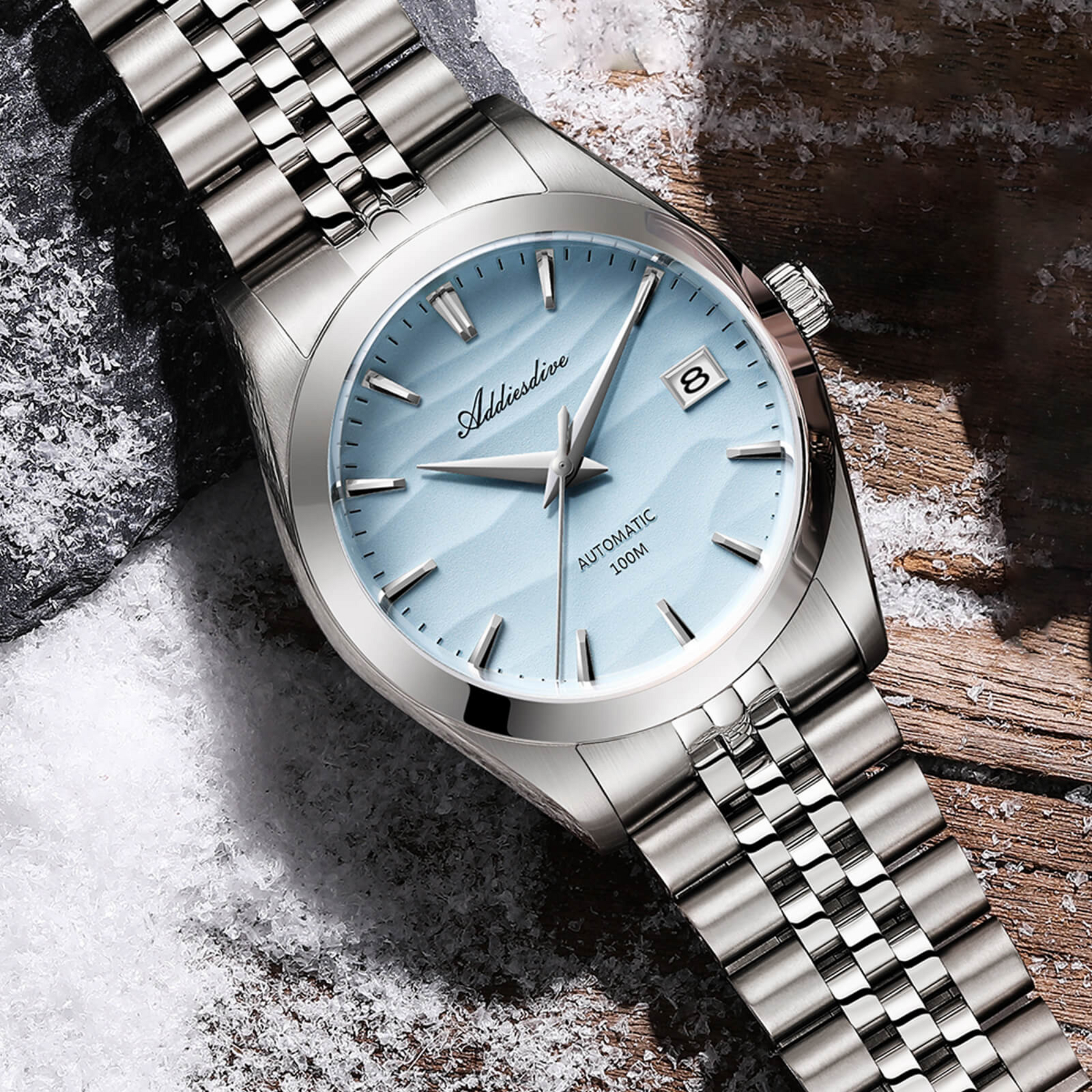 Addiesdive 39mm Sand Dial NH35 Mechanical Watch AD2059