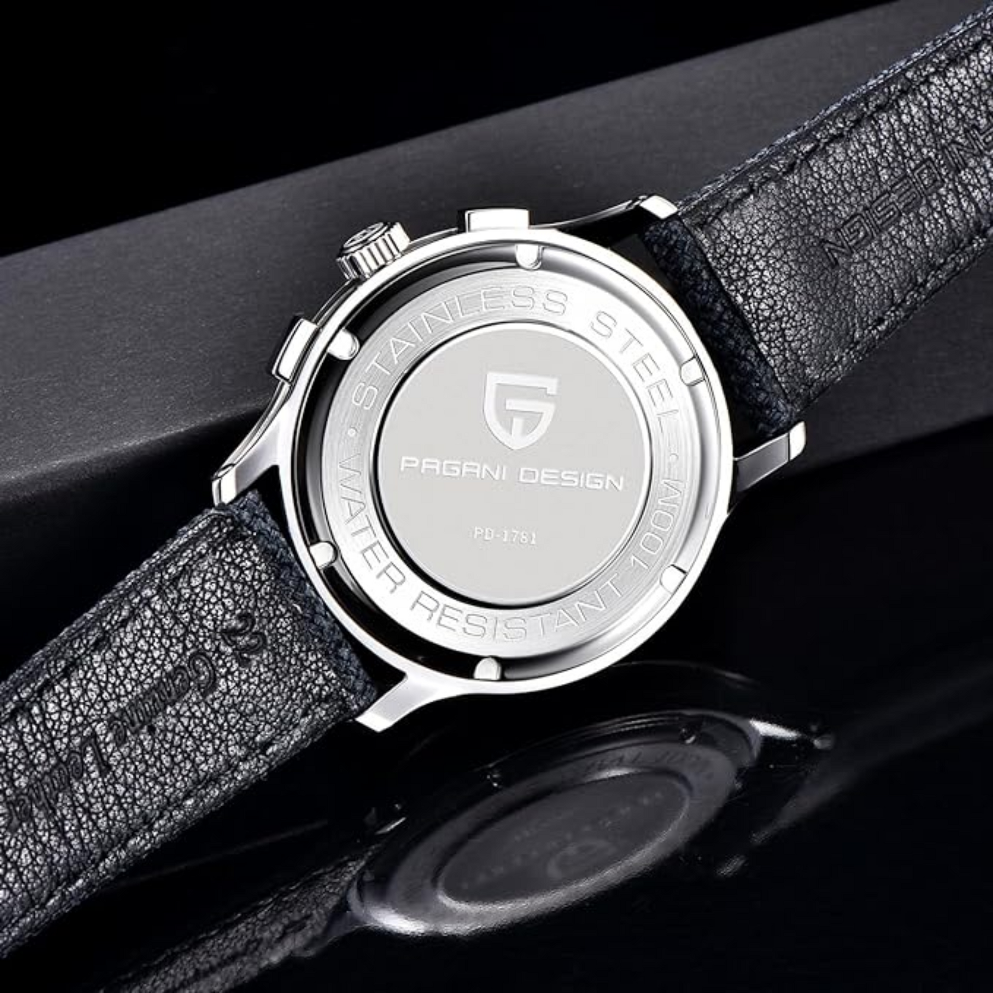 Pagani Design PD-1781  Men's Watch Japanese Movement Leather Woven Watch 100 m Waterproof Luxury Men's Quartz Watch
