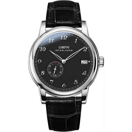 Lobinni Men Luxury Watch Automatic Ulththin Mechanical Wristwatch with Micro Rotor Movement - 1888