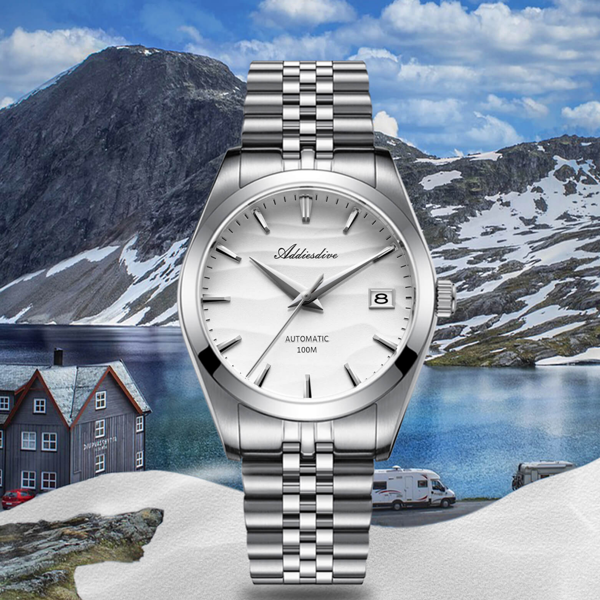 Addiesdive 39mm Sand Dial NH35 Mechanical Watch AD2059