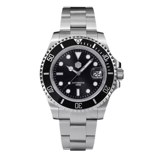 SAN MARTIN mechanical diving watch 200 meters waterproof SN019-G with PT5000 movement