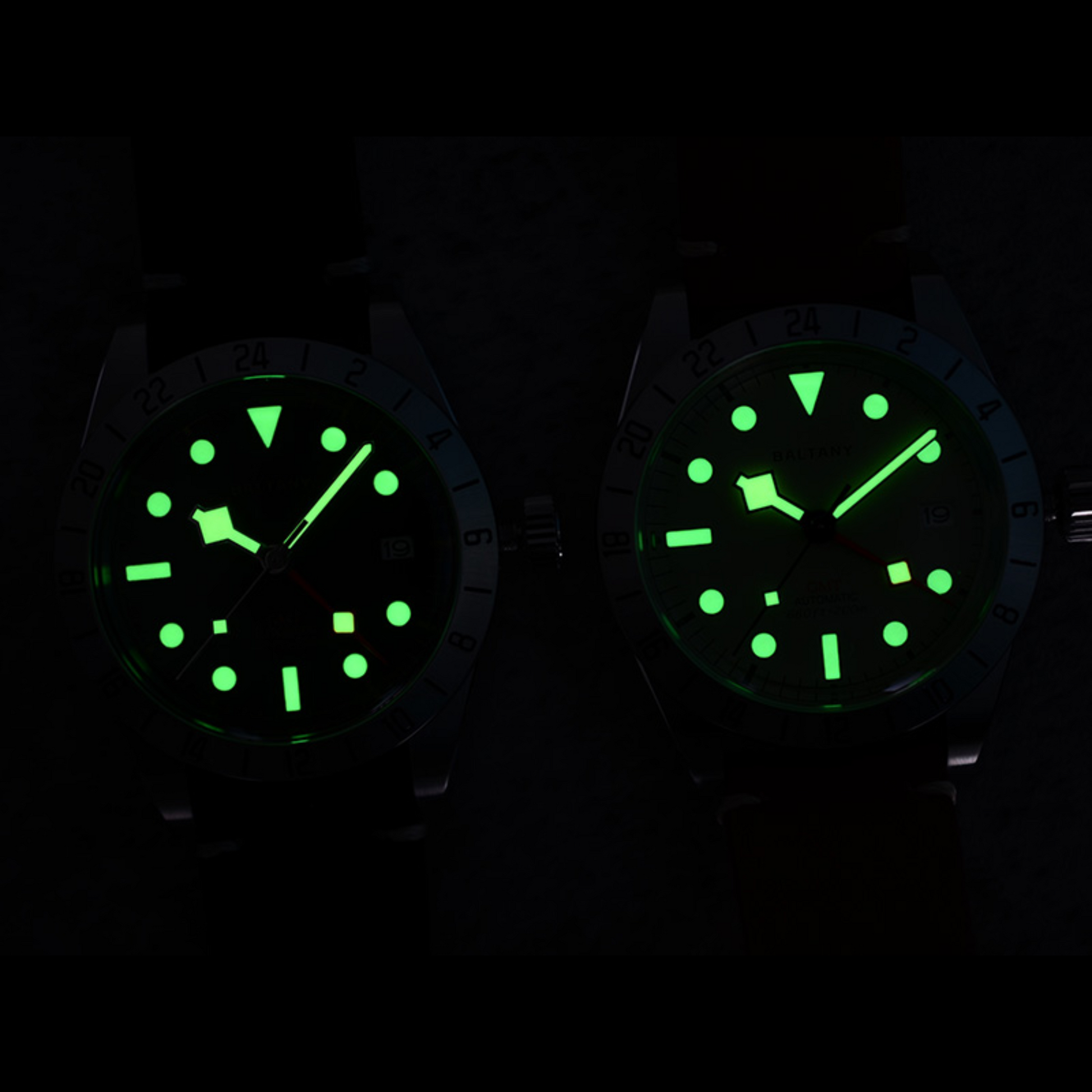 Baltany Affordable Retro NH34 GMT Automatic Watch S6073AB