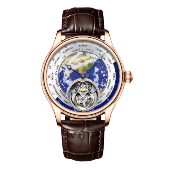 AESOP GIV Original Enamel Earth Automatic Tourbillon Model 088