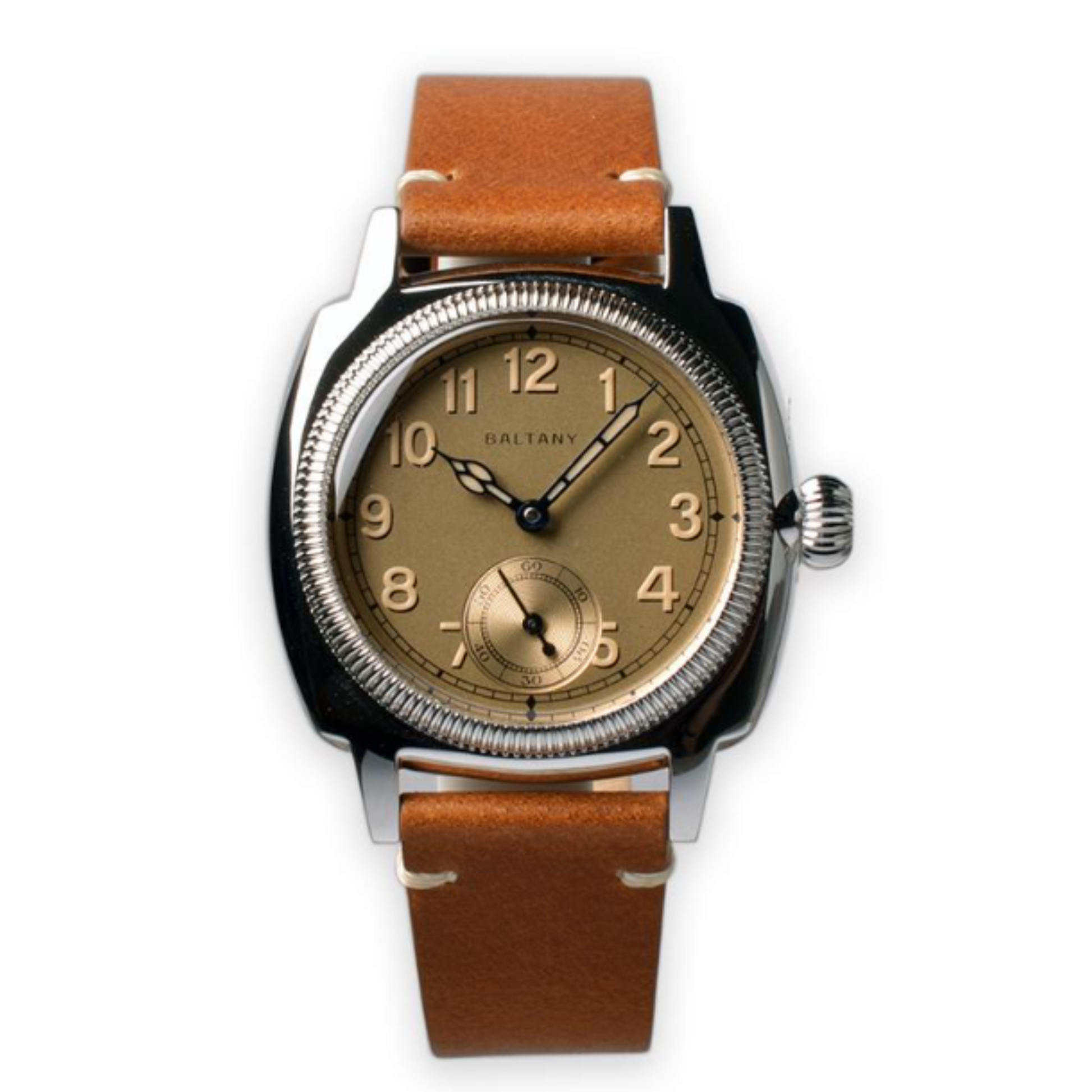 Baltany 1926 Wristatch S4036F Unisex ST1701 Move Gold Case Luminous Sapphire - Mother Of Pearl Dial