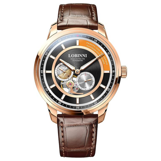 LOBINNI Men Dress Watch Sapphire Glass MIYOTA Movement Watches Top Brand Luxury Automatic Mechanical Watch Waterproof Clock - 9017