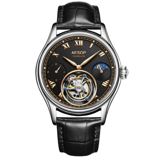 AESOP GMT Multifunction 100% Original Tourbillon 7020 watch