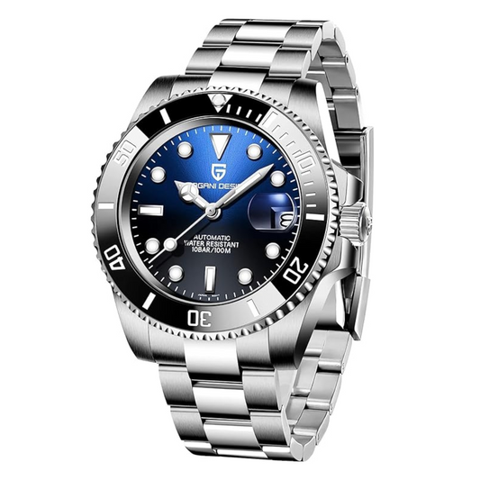 Pagani Design PD-1661 Waterproof Mechanical Automatic Watch Stainless Steel Men's 40MM Watch (Submariner)