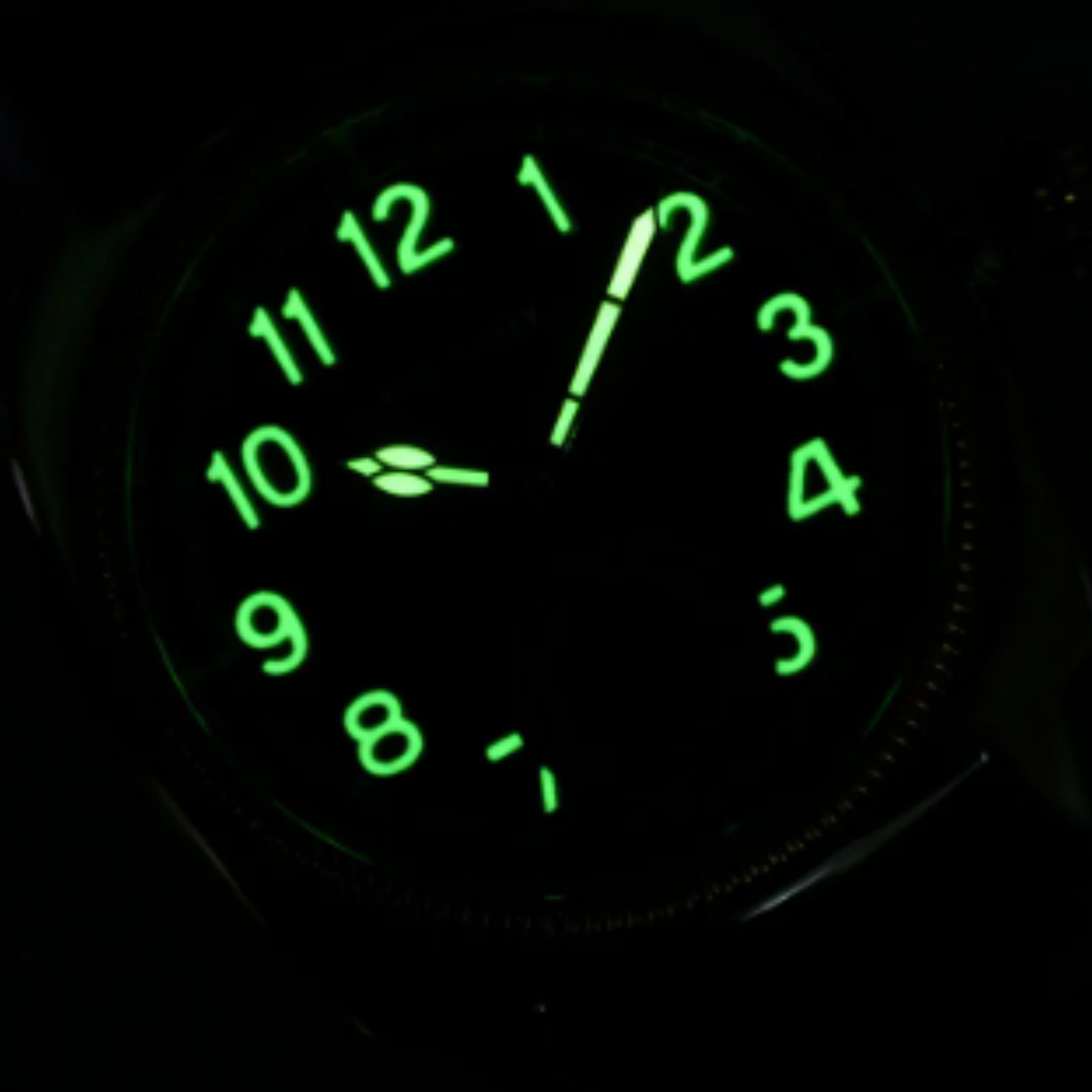 Baltany 1926 Wristatch S4036F Unisex ST1701 Move Gold Case Luminous Sapphire Crystal - Black Dial