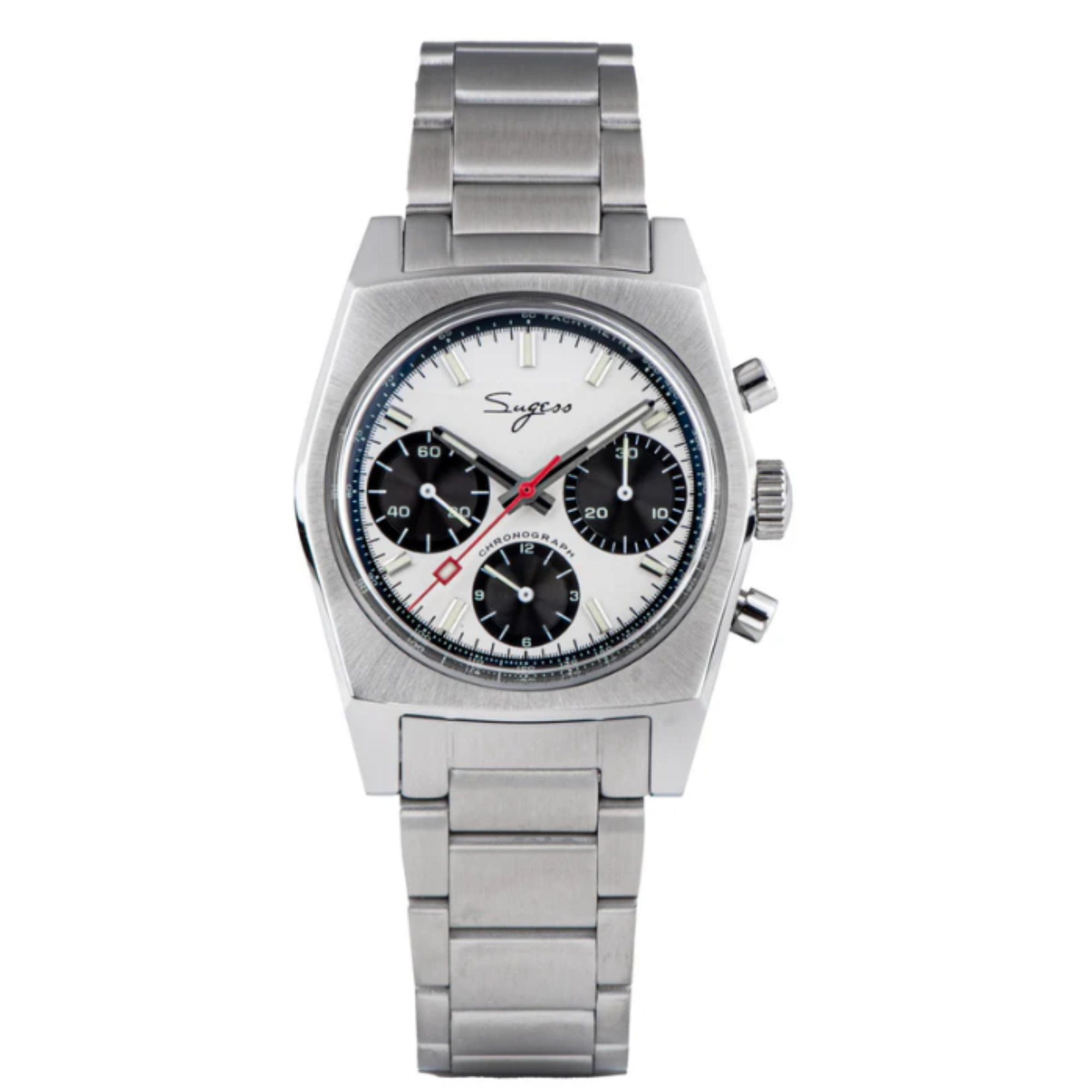 Sugess Chrono Heritage S419 Chronograph Panda Dial