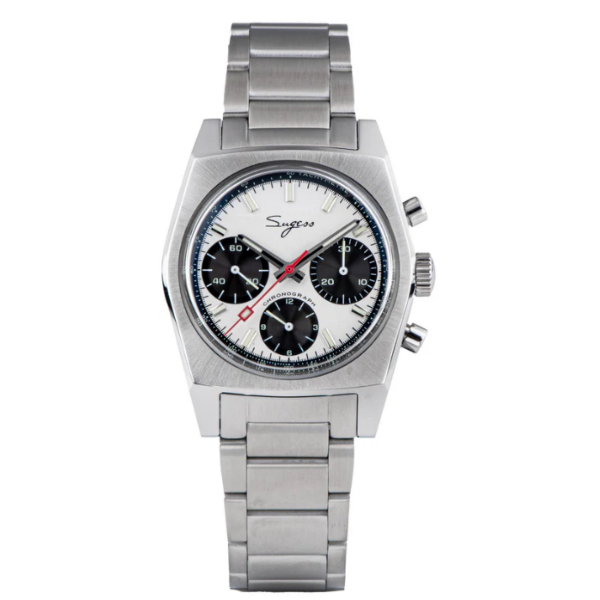 Sugess Chrono Heritage S419 Chronograph Panda Dial