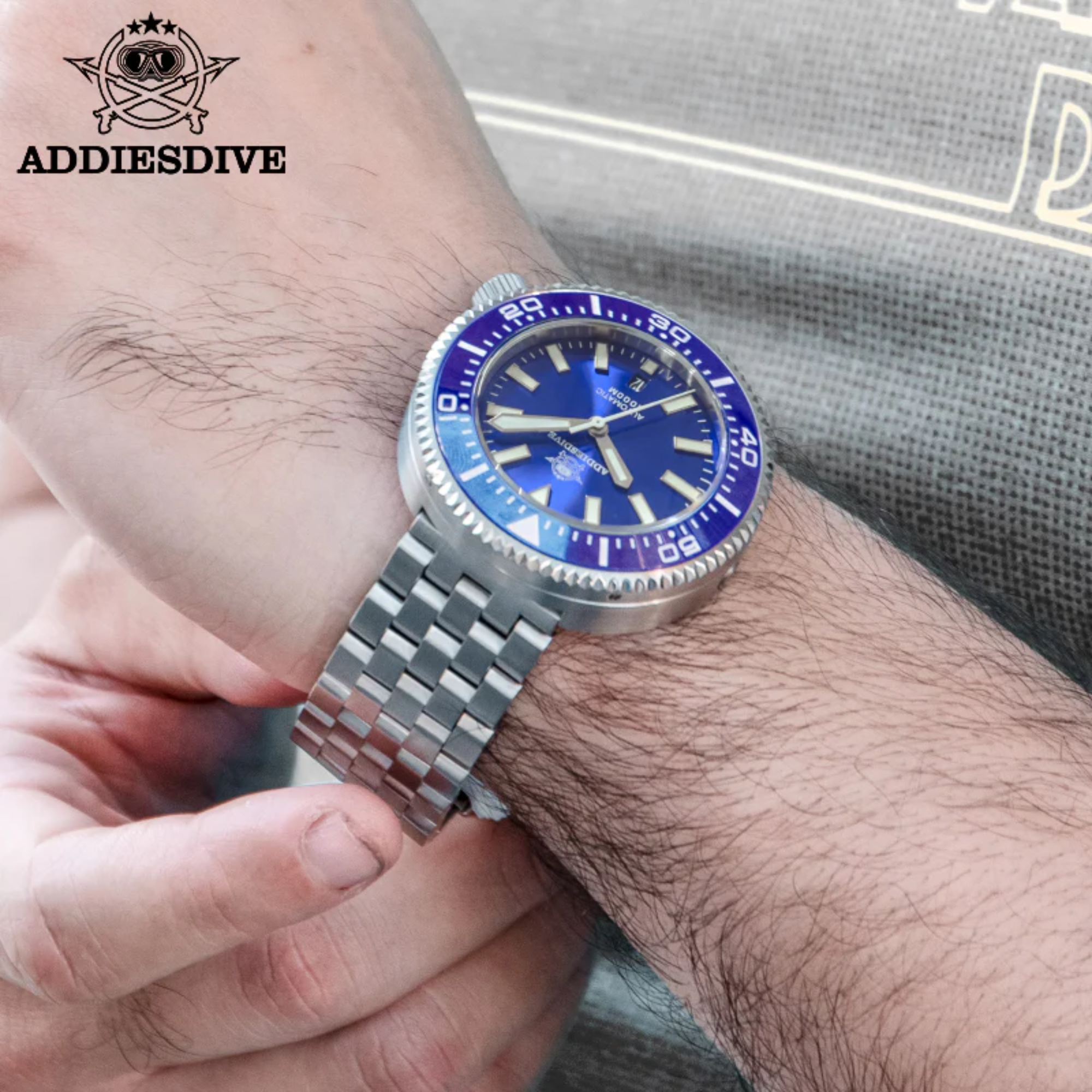 ADDIESDIVE Diver 1000M Professional Diving Watch 45MM (MY-H6)