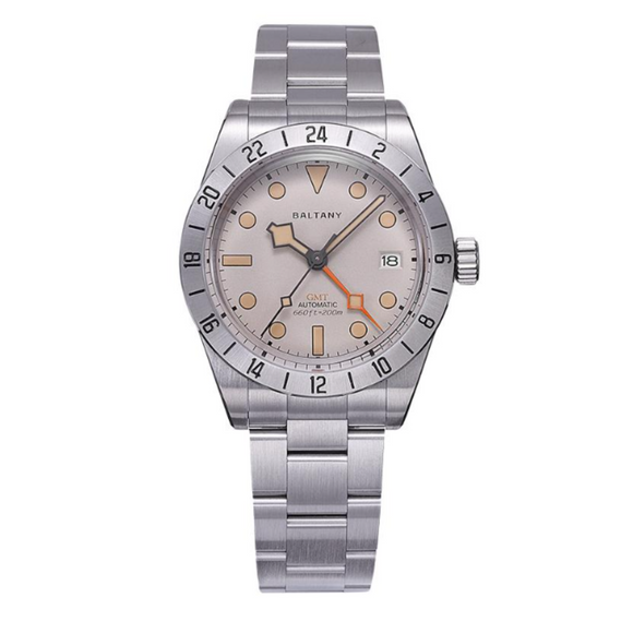 Baltany Affordable Retro NH34 GMT Automatic Watch S6073AB