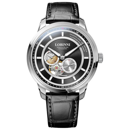 LOBINNI Men Dress Watch Sapphire Glass MIYOTA Movement Watches Top Brand Luxury Automatic Mechanical Watch Waterproof Clock - 9017