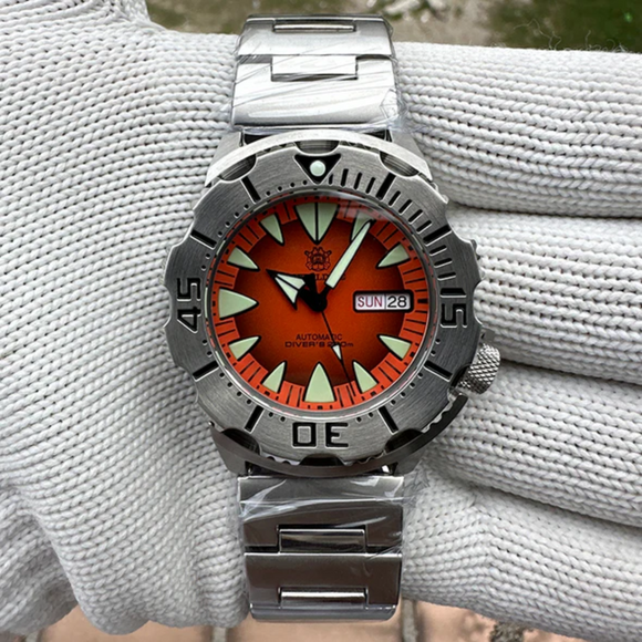 Steeldive SD1984 NH36 Automatic Monster Men Watch - Orange