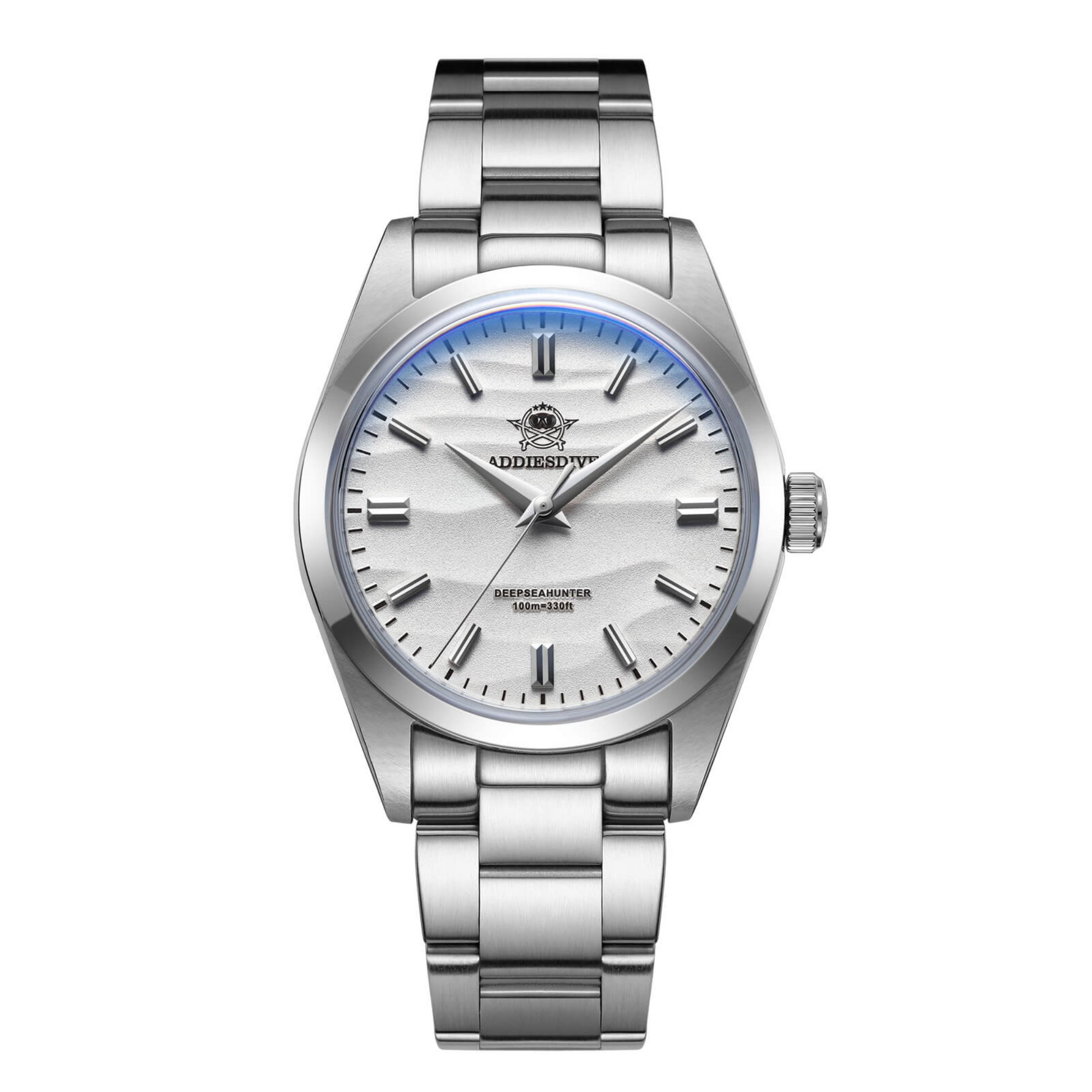 ADDIESDIVE 36mm Quartz Watch VH31 Movement (AD2030）- White