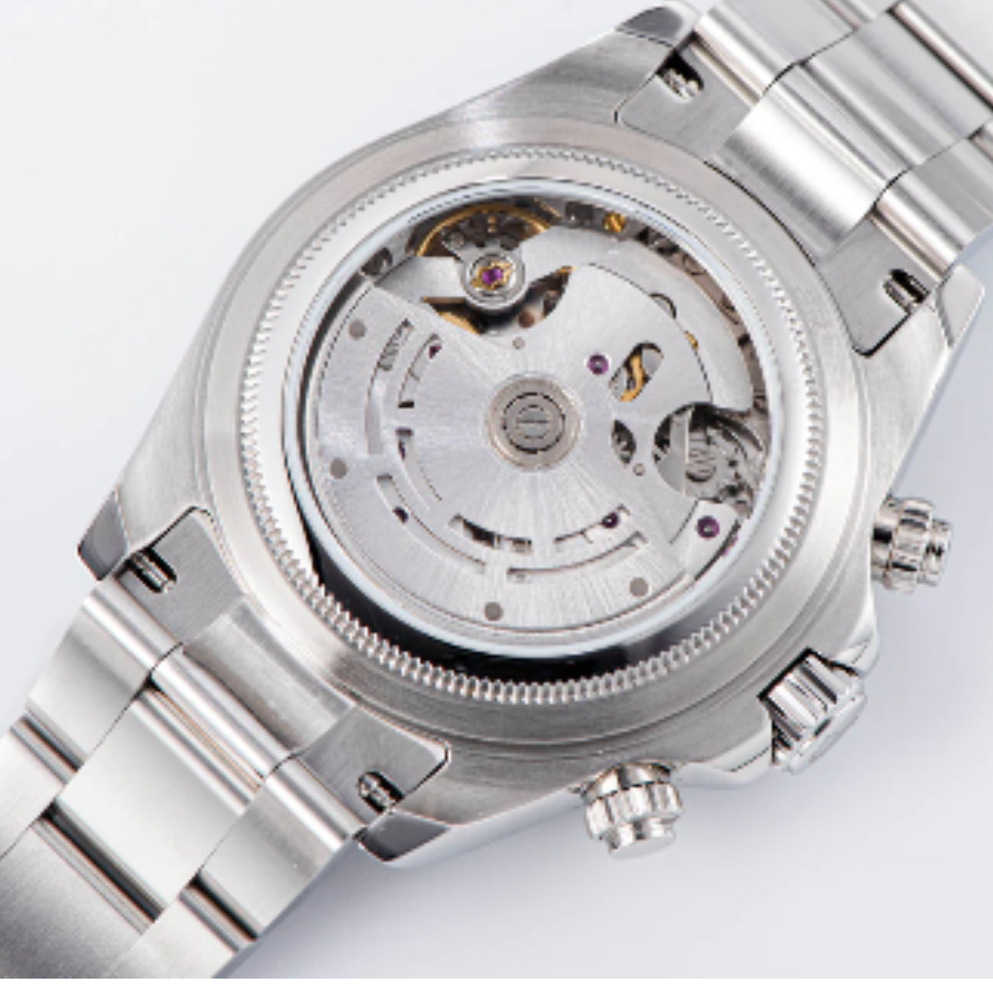 Sugess Automatic Chronograph 418-2 White Dial Ceramic Bezel Professional