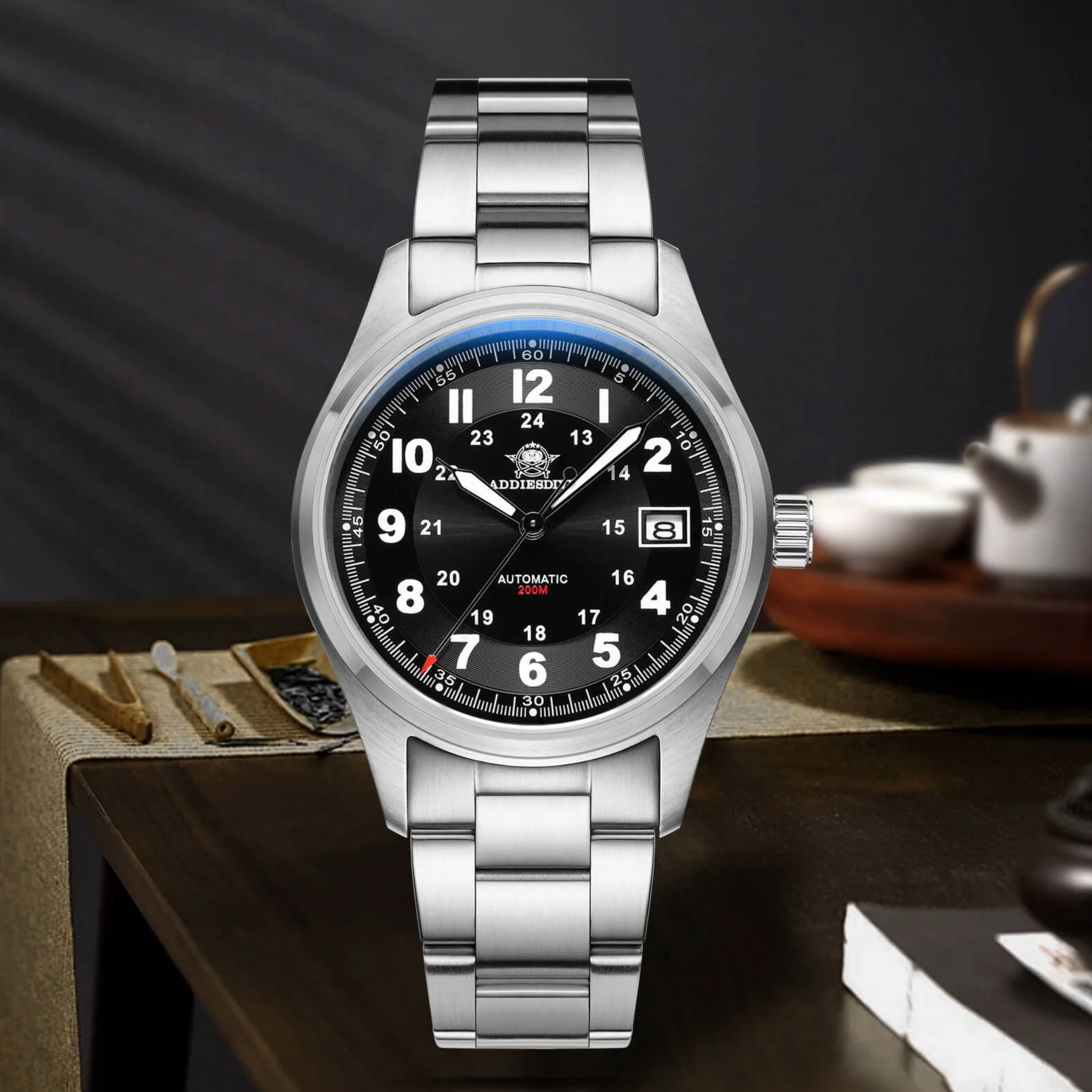 ADDIESDIVE® Men's Elegant Automatic Watch Diver 200M (AD2048)