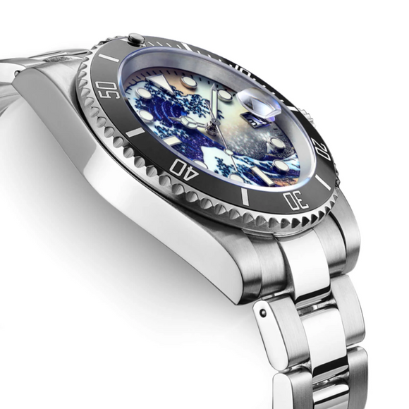 ADDIESDIVE Kanagawa Men's NH35A Movement Automatic Dive Watch（H3AC-Surf）