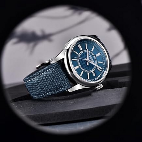 Pagani Design PD-1778 with Seiko NH35 Automatic Movemennt 40MM Sapphire Crystal Glass Braided With Leather Strap - Turquoise Blue